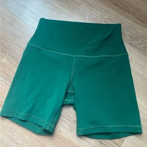 Lululemon align short 6” Everglade green size 6